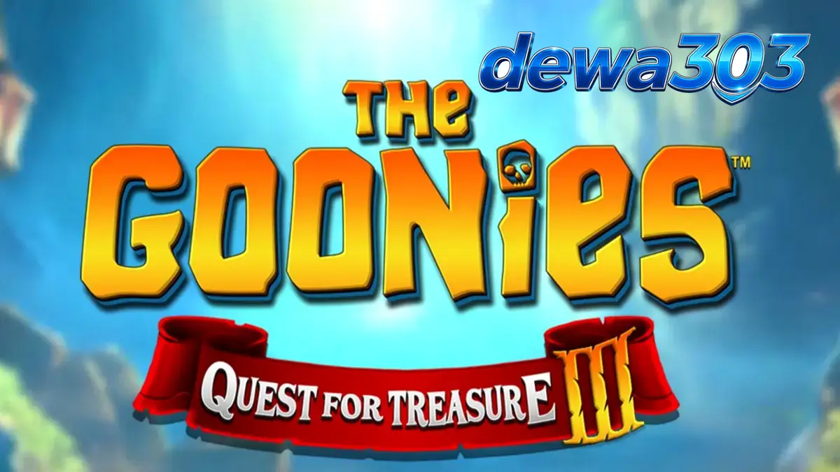 Tampilan visual slot The Goonies Quest for Treasure 3 dengan elemen petualangan klasik